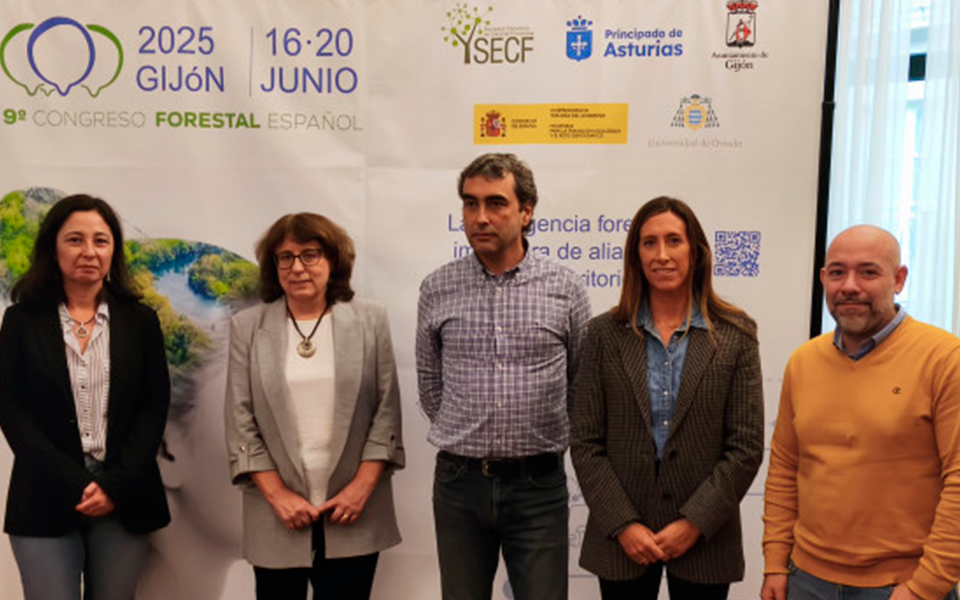 Presentación oficial del 9º congreso forestal español en el Ayuntamiento de Gijón